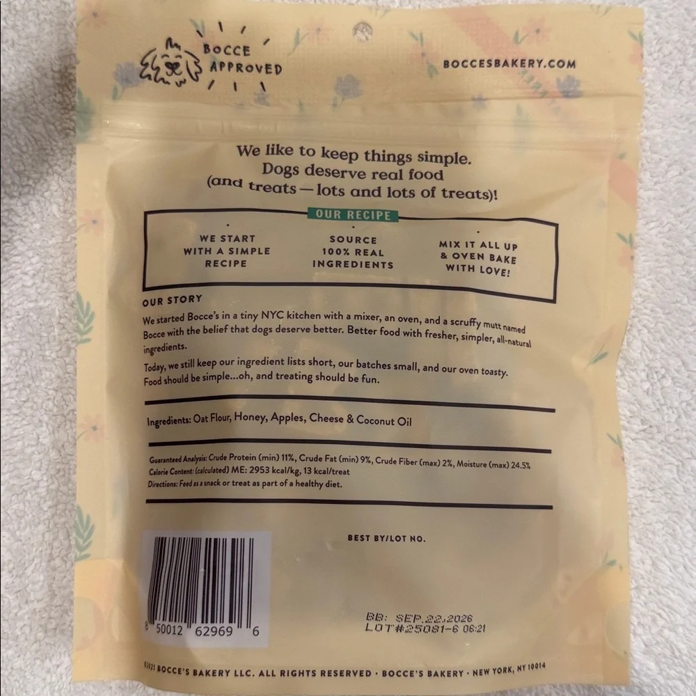 Natural Pet Dog Toy Plush Pig 5 oz bag of all-natural dog treats baked in USA